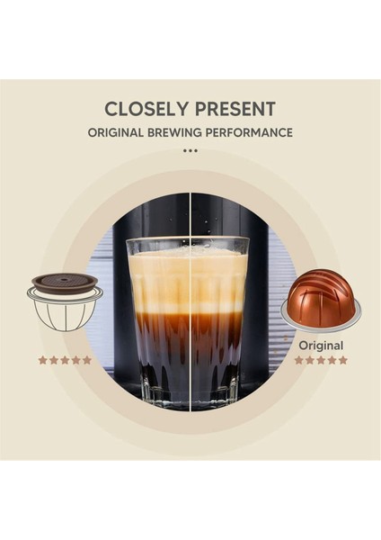 Vertuoline Kahve Pod Için Yeniden Kullanılabilir Kahve Kapsülü Kapak Doldurulabilir Nespresso Vertuo Kapsül Için (Yurt Dışından) fırsatları