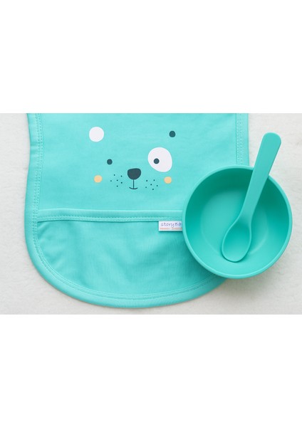 2'li Bebek Mama Önlüğü %100 Pamuk Antialerjik Waterprof Su Geçirmez fırsatları