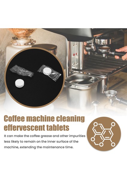 50PCS Kahve Makineleri Temizleme Efervesan Tabletler Her Tür Kahve Makineleri Için Evrensel Descaling Çözümü (Yurt Dışından) indirimleri