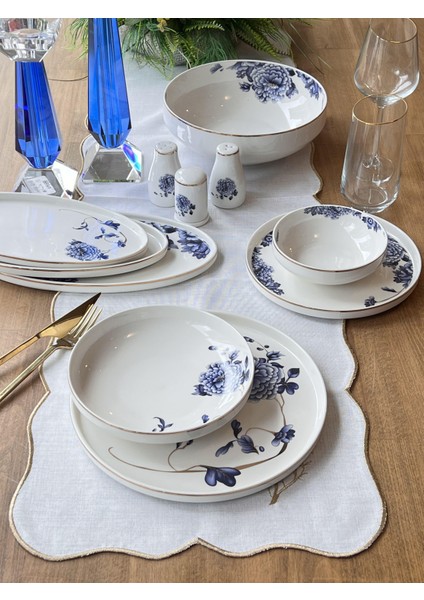 Yemek Takımı Blue Blanch 33 Parça 6 Kişilik