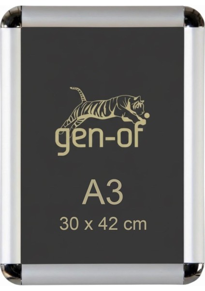 A3 Alüminyum Rondo Çerçeve 30X42 cm (GEN-1204)