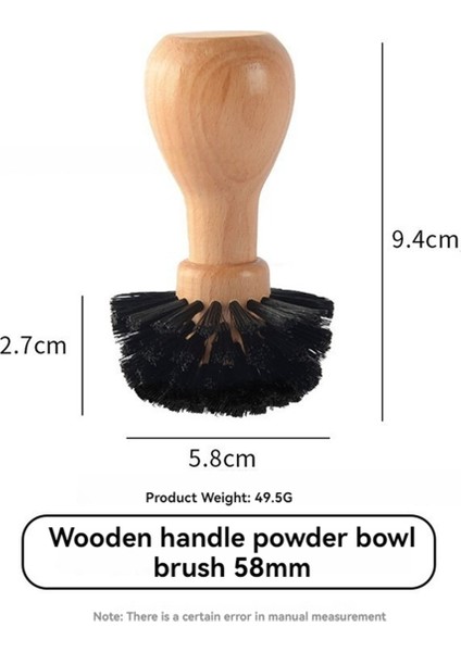 Espresso Makinesi Portafilter Temizleme Fırçası Kahve Makinesi Temizleme Fırçaları 58MM Espresso Toz Fırçası A (Yurt Dışından) fiyatları