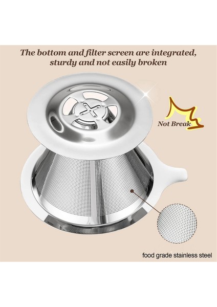 Kahve Damlası Üzerine Dökün, 40 Adet Kağıt Filtreli Yavaş Damla Kahve Filtresi, 1-2cups Için Kahve Makinesinin Üzerine Dökün (Yurt Dışından) indirimleri