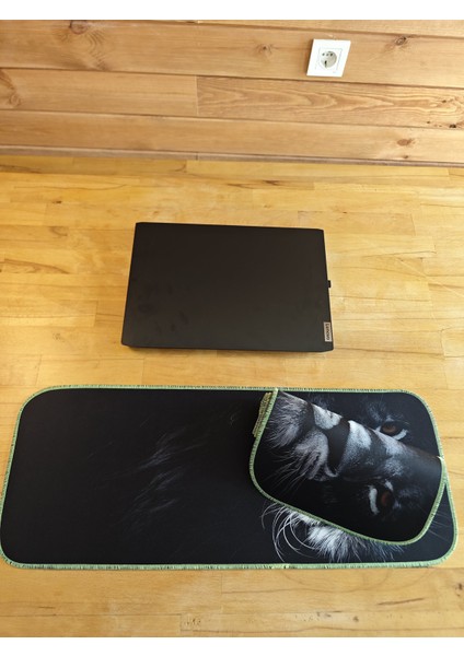 70X30 cm Fosforlu Dikişli Aslan Temalı Kaydırmaz Taban Speed Yüzey Oyuncu Mouse Pad Gaming fırsatları