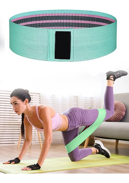 Hip Loop Squat Band Direnç Egzersiz Lastiği Kalça Fitness Pilates Dokuma Jimnastik Bandı