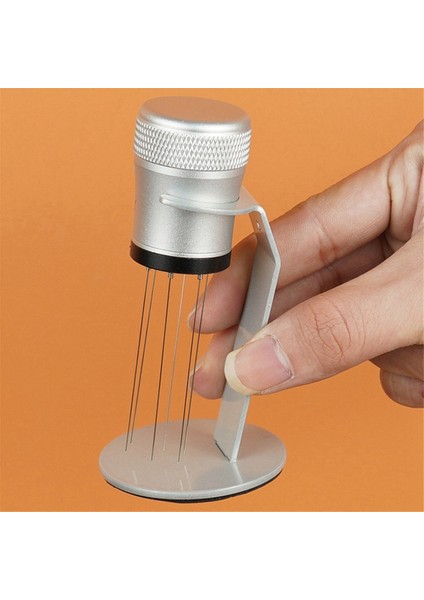 Kahve Gevşek Toz Iğne Bez Tozu Iğne Stand 6 Pimli Kahve Karıştırıcı Çıkarılabilir ve Yıkanabilir Toz Iğne, B (Yurt Dışından) modelleri