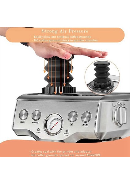 Breville Üfleme Tozu Kutusu Kahve Öğütücüsü Havayı Üfleme Fasulye Çöp Kutusu Dozajı Körükle (Siyah Kapak) Için Uygundur (Yurt Dışından) fırsatları