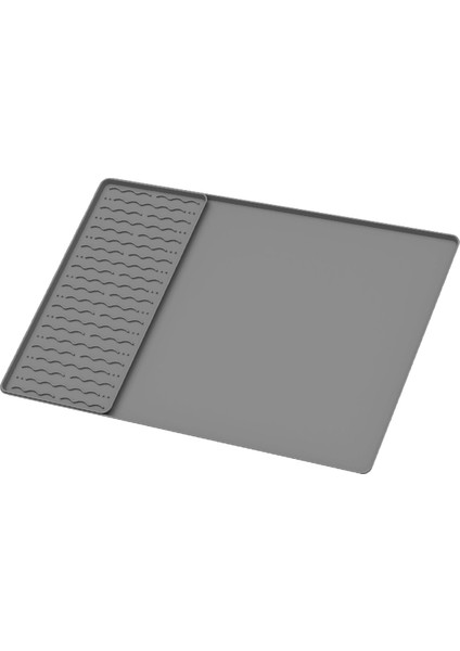 Silikon Kahve Mat 15.75X23.6INCH Kahve Çubuk Mat Söndürülebilir Tabak Kurutma Mat Kolay Temiz Kahve Istasyonu Mat Gri (Yurt Dışından) fiyatları