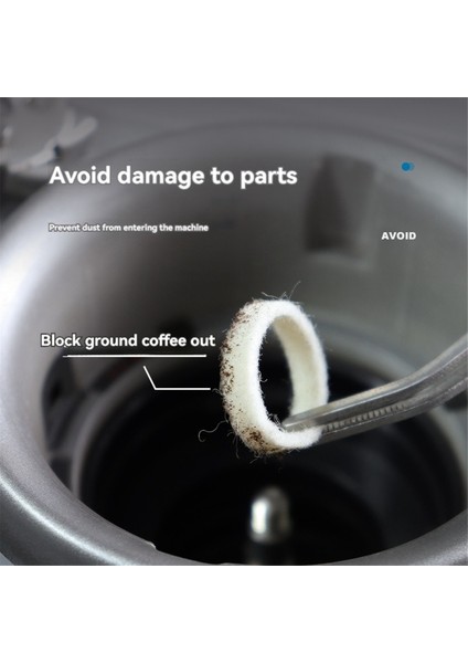 Breville Espresso Machine Grinders Modelleri Için Keçe Çıkarımı BES870, BES878, BES880 Sayısı SP0001575, Yün Halka Aksesuarları (Yurt Dışından) indirimleri