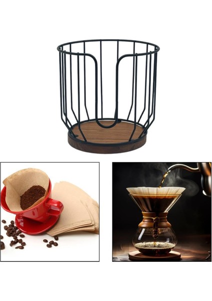 Kahve Filtre Tutucu Sepet Konteyner Kahve Filtre Rafı Kahve Pod Tutucu Seyahat Tezgah Mutfak Dekoru, B (Yurt Dışından) fiyatları