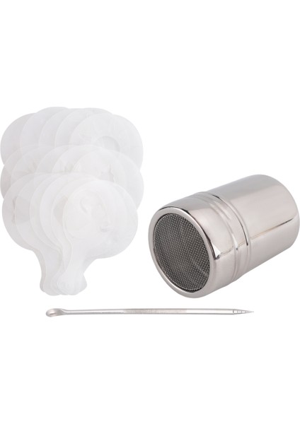 Kakao Çalkalayıcı, Kahve Tozu Çalkalayıcı 16 Adet Kahve Cappuccino Şablonlar ve Barista Kalem Cappuccino Toz Şeker Latte, Vb. (Yurt Dışından) modelleri