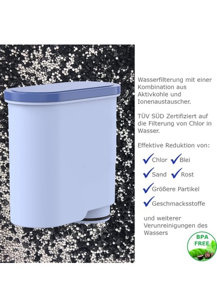 Aqua Temiz Tam Otomatik Kahve Makineleri Için Filtre Kartuşları, Philips CA6903/10 ve CA6903/22 ve Saeco CA6903/00 Için (Yurt Dışından) modelleri