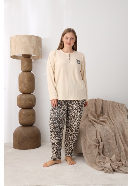 Büyük Beden Battal Kadın Pijama Takım