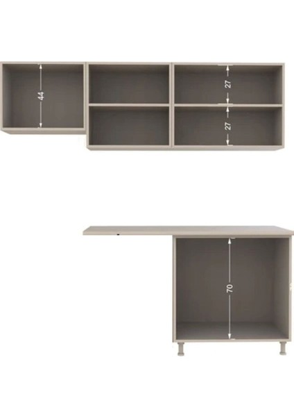 Antrasit/beyaz - Puka Hazır Mutfak Dolabı 200CM Parlak-Beyaz Laminat Tezgah Dahil-Bulaşık Makinesi Yeri Mevcut-Parlak fiyatları