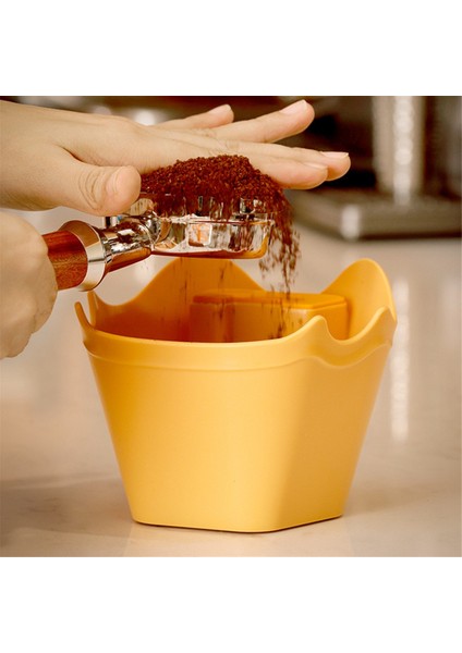Kahve Gerekçe Kepçe Çokgenleri Espresso Ground Dump Bin Çok Amaçlı Espresso Bertaraf Kovası Ev/ofis Sarı (Yurt Dışından) fırsatları