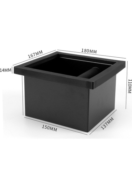Kahve Gerekçe Box Masaüstü Gömülü Boş Içi Boş Dördiz Zeminler Kutu Kare Paslanmaz Çelik Kahve Kahve Kovası Kovası (Yurt Dışından) modelleri