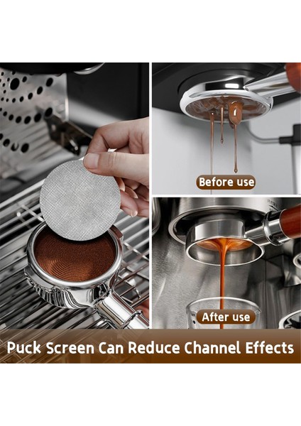54MM Dipsiz Portafilter - Kahve Makinesi Için 54MM Puck Ekranlı Dipsiz Portafilter Filtre Sepeti (Yurt Dışından) modelleri