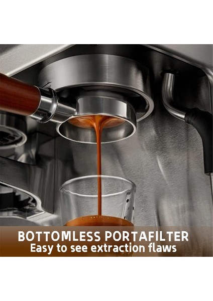 54MM Dipsiz Portafilter - Kahve Makinesi Için 54MM Puck Ekranlı Dipsiz Portafilter Filtre Sepeti (Yurt Dışından) fırsatları