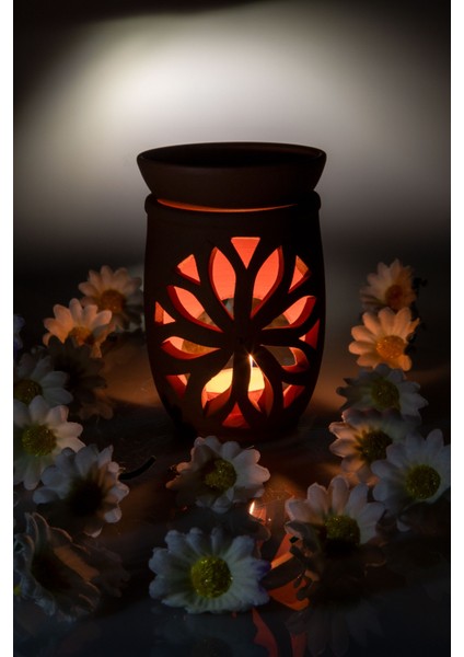 Lotus Çiçeği El Yapımı Çömlek Buhurdanlık Tütsülük fırsatları