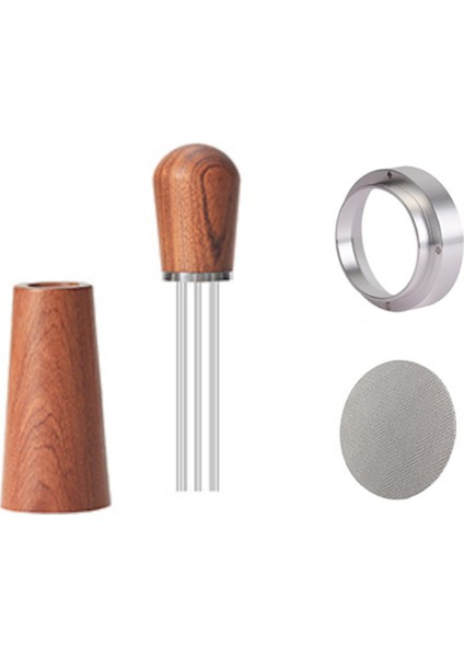 Kahve Karıştırıcı Espresso Kahve Karıştırıcı Distribütör Iğne Paslanmaz Çelik Alın Toz Halkası Set Kahve Aracı 51MM (Yurt Dışından) fiyatları