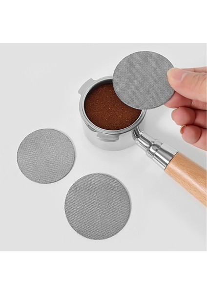 Kahve Karıştırıcı Distribütör Iğne Kahve Karıştırıcı Espresso Paslanmaz Çelik Al Toz Halka Set Seti Kahve Aracı 53MM (Yurt Dışından)