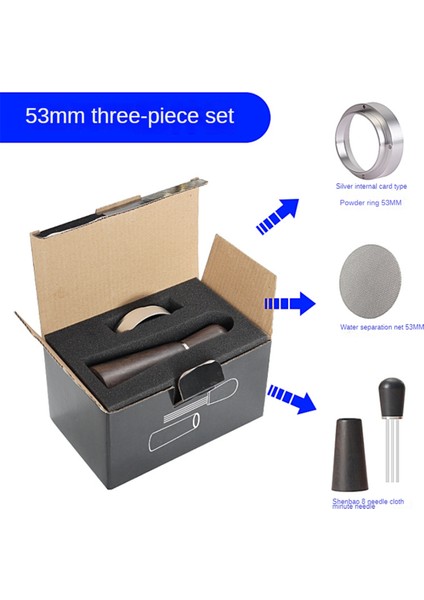 Kahve Karıştırıcı Distribütör Iğne Kahve Karıştırıcı Espresso Paslanmaz Çelik Al Toz Halka Set Seti Kahve Aracı 53MM (Yurt Dışından) indirimleri