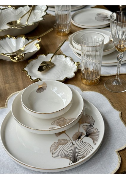 Yemek Takımı Modern Ginkgo 53 Parça 6 Kişilik fiyatları