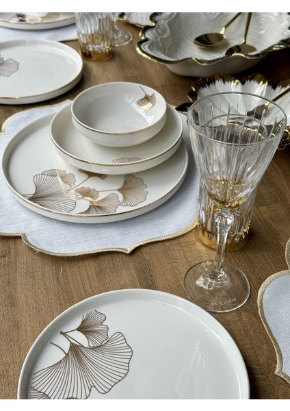 Yemek Takımı Modern Ginkgo 53 Parça 6 Kişilik modelleri