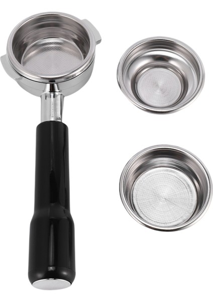 58MM Dipsiz Paslanmaz Çelik Profesyonel Espresso Kahve Makinesi, Tek ve Çift Bardak Filtre Sepeti (Yurt Dışından)