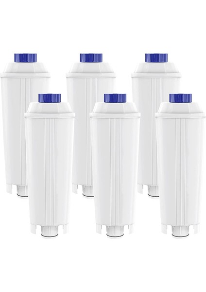 Delonghi DLSC002 Filtresi Ecam, Esam, Etam, Bco, Ec Için 6 Paket Kahve Makinesi Filtresi Aktif Karbon Yumuşatıcısı (Yurt Dışından)