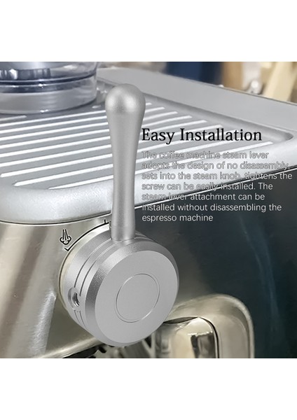 Kolay Kurulum Sage/brevılle Için Steam Lever Yükseltmesi 870/878 Kahve Makineleri - Sökülmeyen Yedek Gümüş (Yurt Dışından) fırsatları