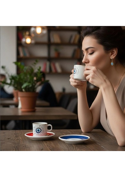 Mental 4 Parça Çay Fincan Takımı 6705 fiyatları