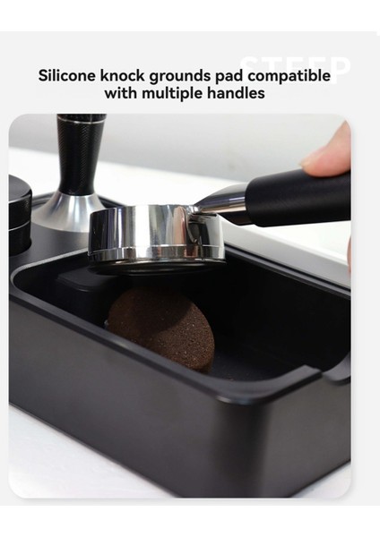 Espresso Tamping Istasyonu Espresso Organizer Kutu Kahve Filtre Kurcalama Tutucu Tezgah Üst Kahve Araçları Organzier A (Yurt Dışından) indirimleri