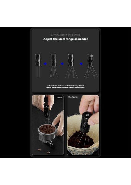 Wdt Aracı Espresso 6 Iğneler Espresso Dağıtım Aracı Kafe Mutfağı Için Stand Ayarlanabilir Kahve Bezi Toz Iğnesi (Yurt Dışından) modelleri