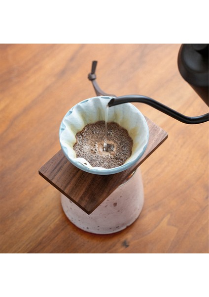 Ahşap Kahve Filtre Bardağı Tutucu Madde Ahşap Damla Filtre Dekoratif Kahve Tozu Filtre Kağıt Tutucu Kare Kahve Tepsisi (Yurt Dışından) modelleri