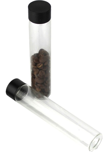 4pcs Tek Doz Fasulye Mahzeni Kahve Fasulyesi Ambalaj Şişesi Test Tüpü Depolama ve Koruma Kahve Aletleri Mühürlü Kavanoz (Yurt Dışından) fırsatları