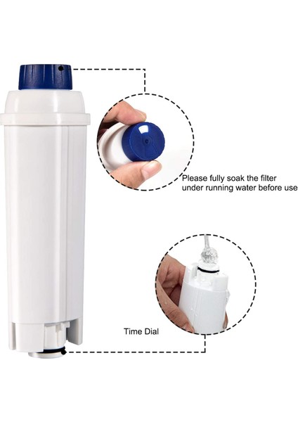 5x Kahve Makinesi Filtreleri Delonghi Filtresi DLSC002, Su Filtresi Kartuşları Aktif Karbon Yumuşatıcı (Yurt Dışından) modelleri