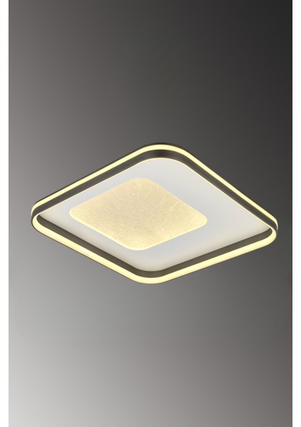 Silva 50 cm Plafonyer LED Avize 3 Renk Işık Modlu (Beyaz / Sarı / Gün Işığı) fiyatları