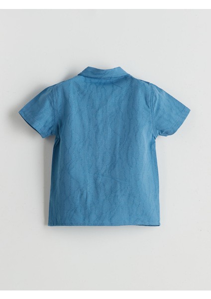 Yeni Sezon Kısa Kollu Basic Erkek Bebek Gömlek ve Şort 2'li Takım modelleri