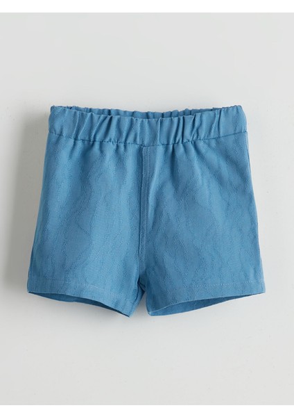 Yeni Sezon Kısa Kollu Basic Erkek Bebek Gömlek ve Şort 2'li Takım fırsatları