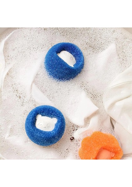 2 Adet Çamaşır Makinesi ve Evcil Hayvanlar Için Tüy Toplayıcı Yıkanabilir Sünger Top fırsatları