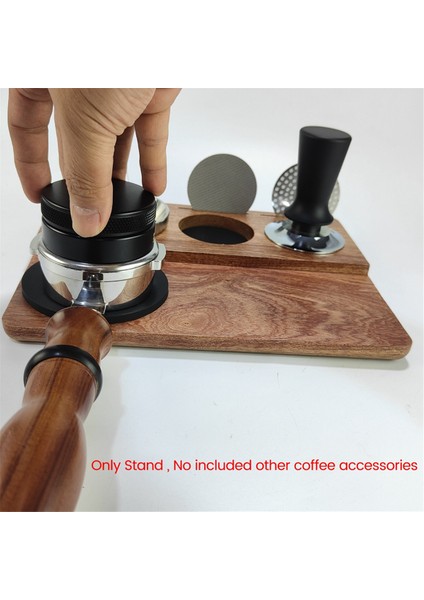 Kahve Makinesi Tapı Eşleşen Mutfak Depolama Braketi Kahve Ahşap Destek Taban Tutucu Distribütör Mat Barista Araçları (Yurt Dışından) fırsatları