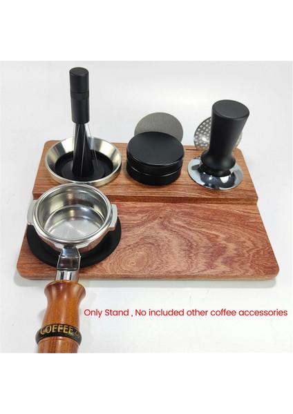 Kahve Makinesi Tapı Eşleşen Mutfak Depolama Braketi Kahve Ahşap Destek Taban Tutucu Distribütör Mat Barista Araçları (Yurt Dışından) indirimleri