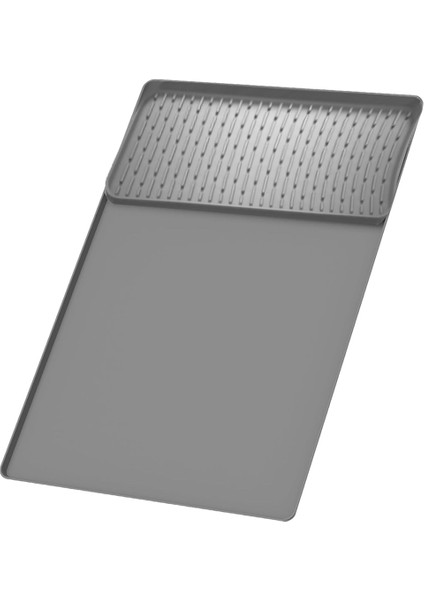 Tezgahlar Için Kahve Makinesi Mat 15.75X23.6IN Kahve Çubuk Mat Çıkarılabilir Tabak Kurutma Paspası Yükseltilmiş Dökülme Kanıtı Kenarları B (Yurt Dışından)