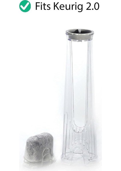 Keurig 2.0 ve K-Slim Kahve Makinesi Parçaları Için Yan Rezervuar Filtre Tutucu ve Su Filtresi Kartuşları Içerir (Yurt Dışından) fiyatları