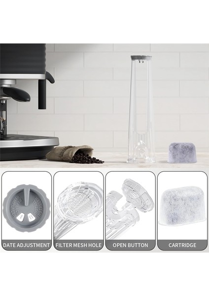 Keurig 2.0 ve K-Slim Kahve Makinesi Parçaları Için Yan Rezervuar Filtre Tutucu ve Su Filtresi Kartuşları Içerir (Yurt Dışından) modelleri