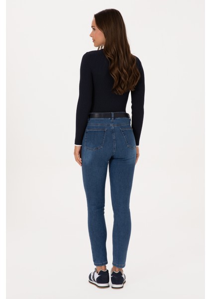 Kadın Koyu Mavi Pantolon (Jean) 50317616-DN0023 fırsatları