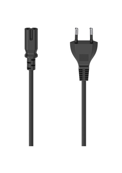 Siyah 1.5m Radyo Kasetçalar Güç Kablosu