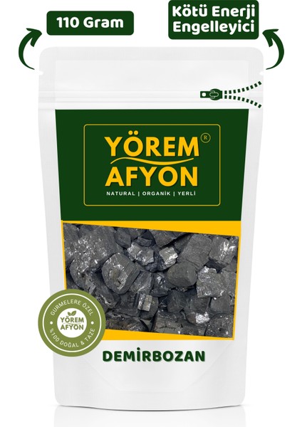 Yörem Afyon Radyasyon ve Nazar Engelleyici Demirbozan, Sürme Taşı (Stibium) | 110GR.