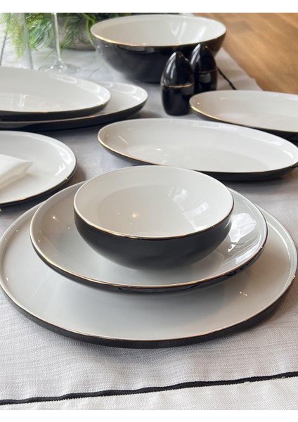 Yemek Takımı Modern Black 31 Parça 6 Kişilik fiyatları